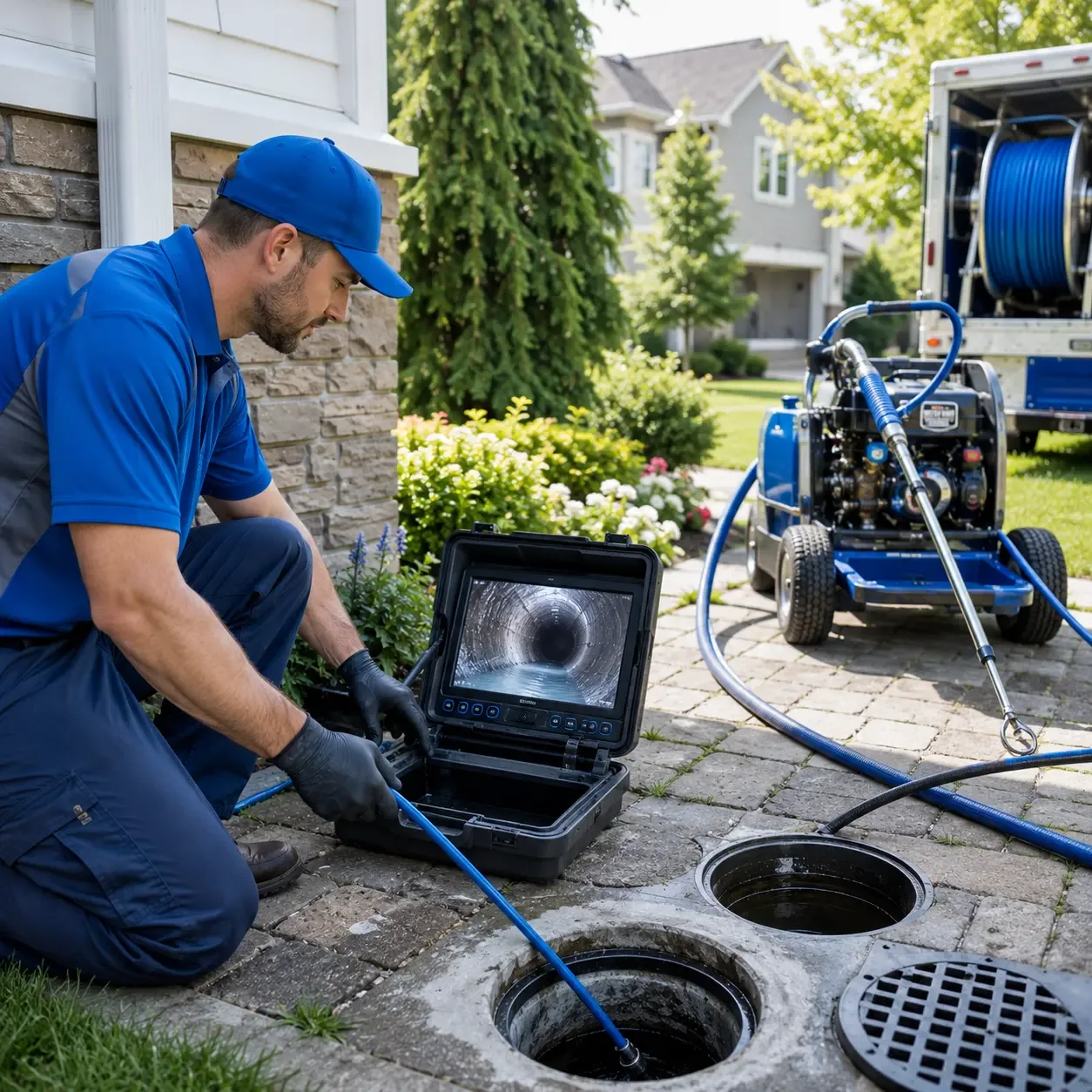 Outdoor drain cleaning professionals serving Rossville, GA